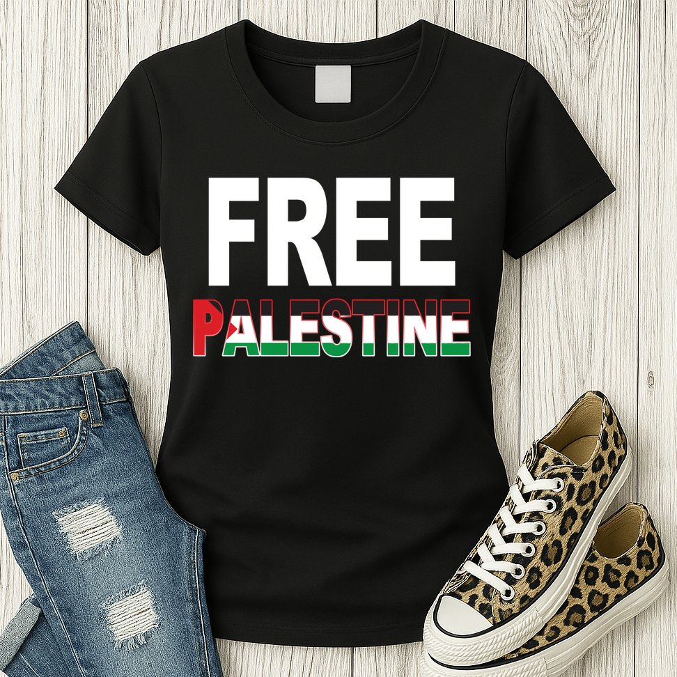 Free Palestine Flag Palestine Womens T-Shirt