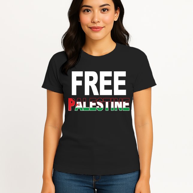 Free Palestine Flag Palestine Womens T-Shirt