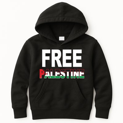 Free Palestine Flag Palestine Kids Hoodie