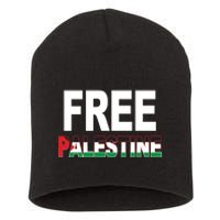 Free Palestine Flag Palestine Short Acrylic Beanie