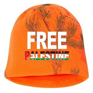 Free Palestine Flag Palestine Kati - Camo Knit Beanie