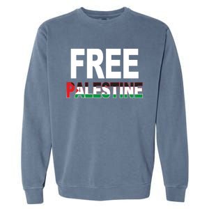 Free Palestine Flag Palestine Garment-Dyed Sweatshirt