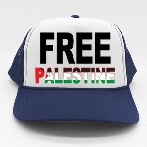 Free Palestine Flag Palestine Trucker Hat