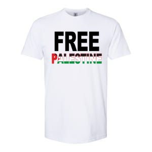 Free Palestine Flag Palestine Softstyle CVC T-Shirt