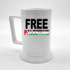 Free Palestine Flag Palestine Beer Stein