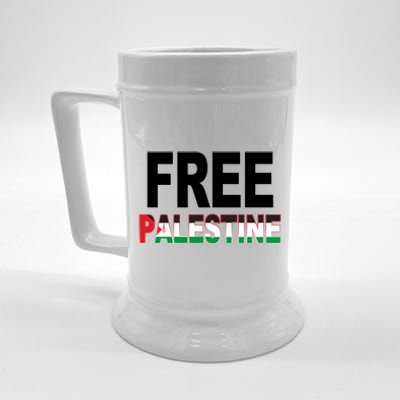 Free Palestine Flag Palestine Beer Stein