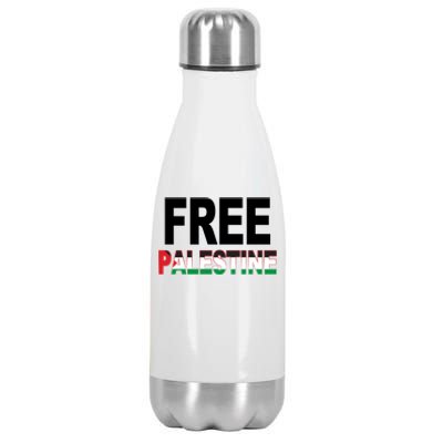 Free Palestine Flag Palestine Stainless Steel Insulated Water Bottle