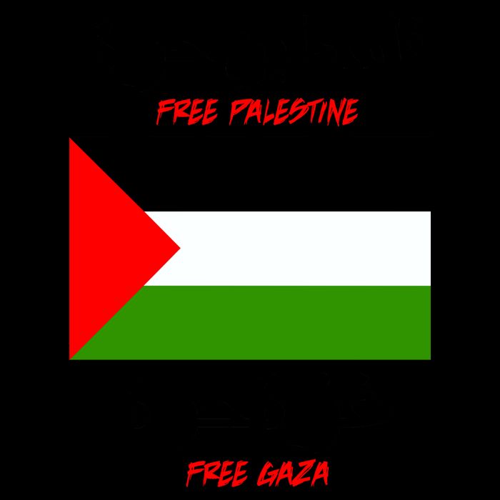 Free Palestine Gaza Arabic Writing Flag Mug