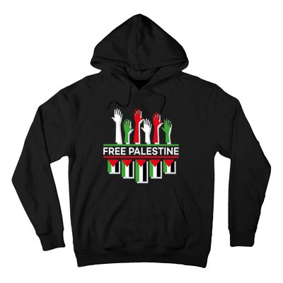 Free Palestine Hands United Hoodie