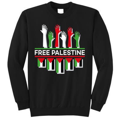 Free Palestine Hands United Sweatshirt