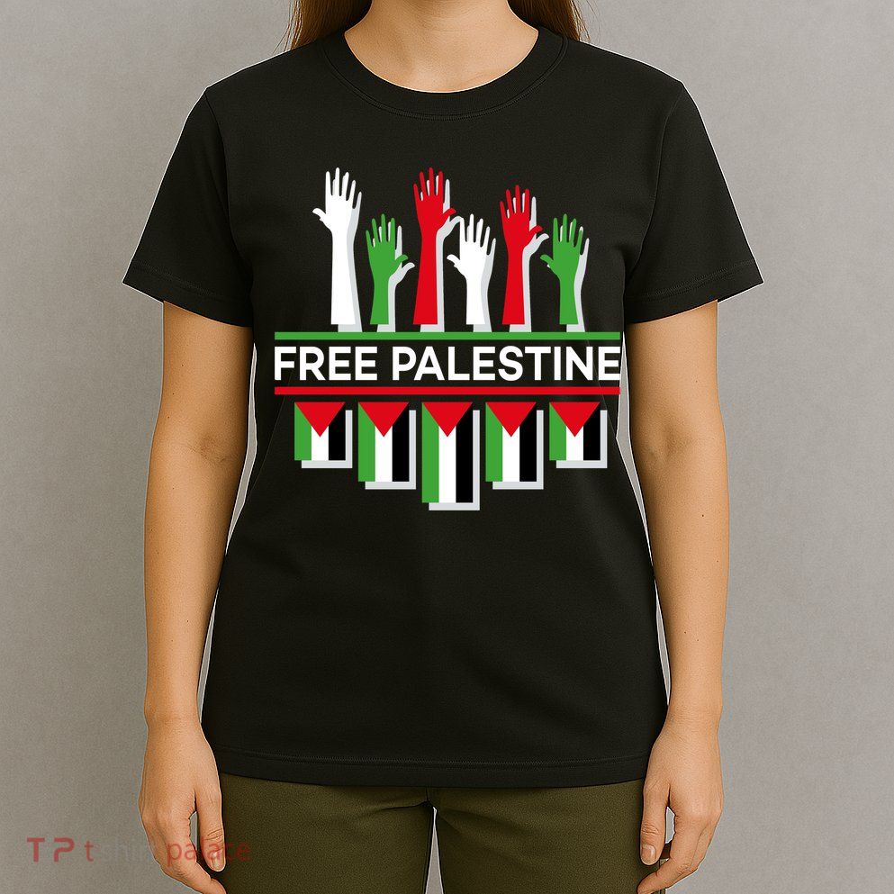 Free Palestine Hands United T-Shirt