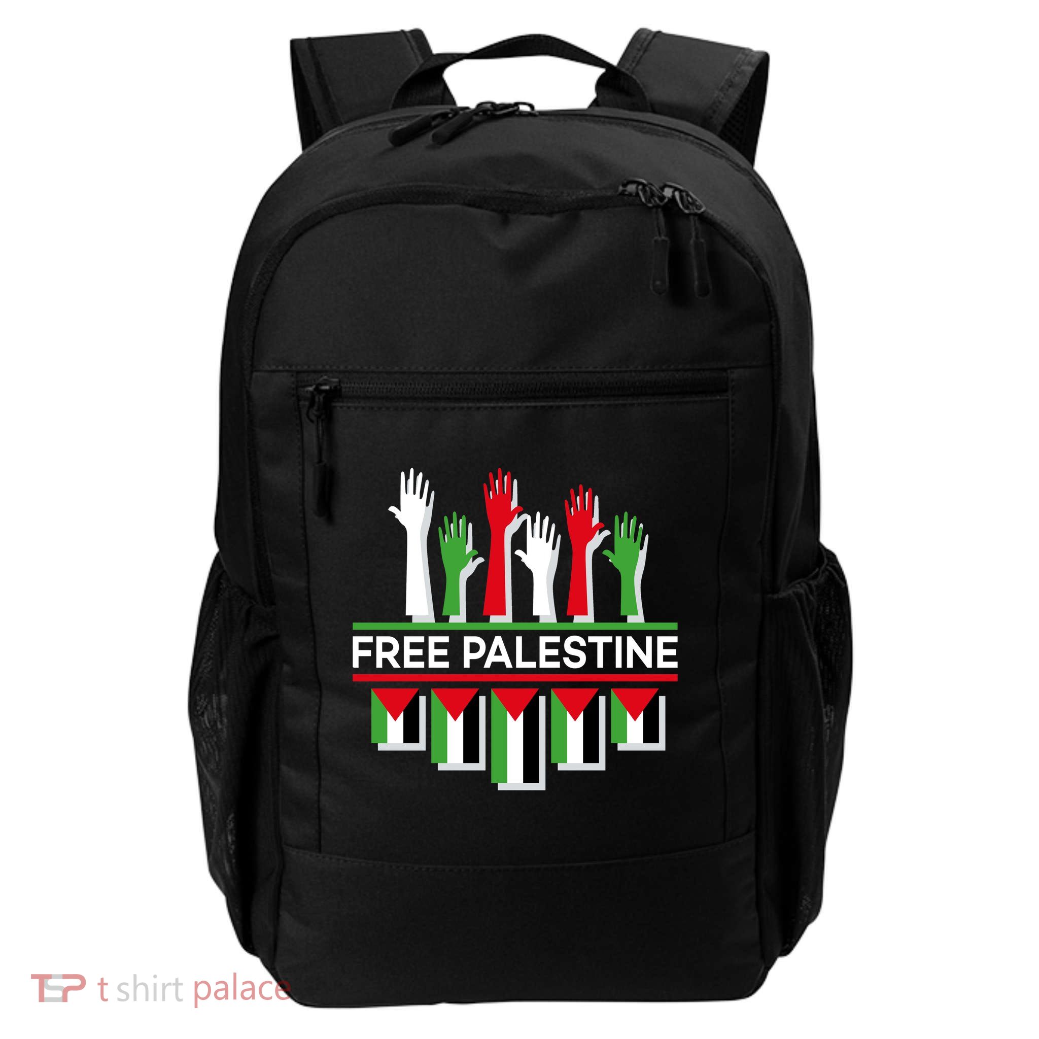 Free Palestine Hands United Backpack