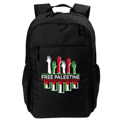 Free Palestine Hands United Daily Commute Backpack