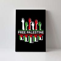 Free Palestine Hands United Canvas