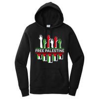 Free Palestine Hands United Women's Pullover Hoodie