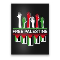 Free Palestine Hands United Poster