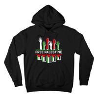 Free Palestine Hands United Tall Hoodie