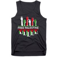 Free Palestine Hands United Tank Top