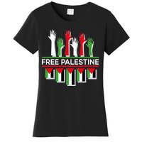 Free Palestine Hands United Women's T-Shirt