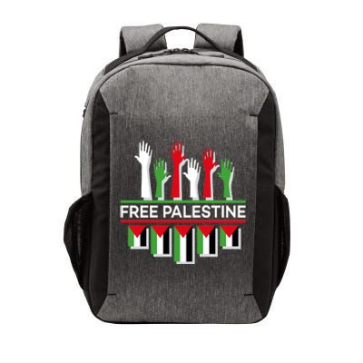 Free Palestine Hands United Vector Backpack