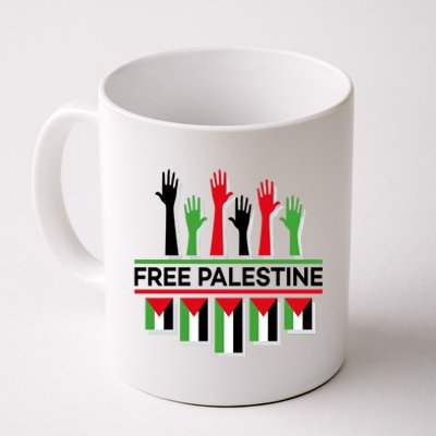 Free Palestine Hands United Coffee Mug