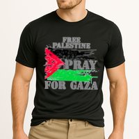 Free Palestine Pray For Gaza Palestinian Flag Cooling Performance Crew T-Shirt
