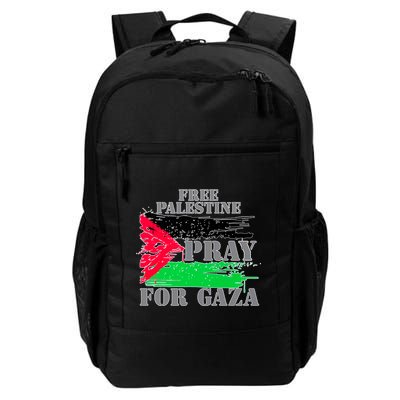 Free Palestine Pray For Gaza Palestinian Flag Backpack