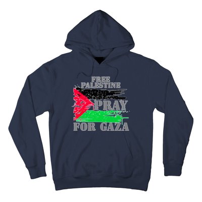 Free Palestine Pray For Gaza Palestinian Flag Hoodie