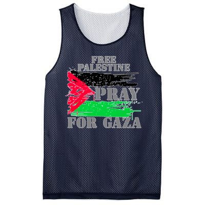 Free Palestine Pray For Gaza Palestinian Flag Mesh Reversible Basketball Jersey Tank