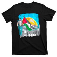 Free Palestine Save Gaza Ilustraion T-Shirt