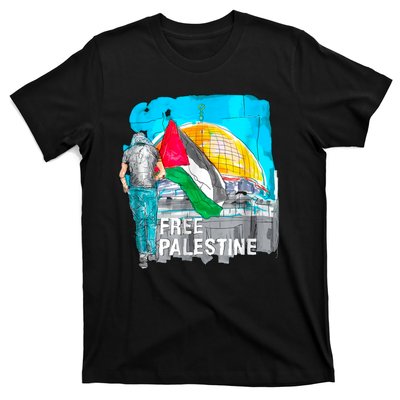 Free Palestine Save Gaza Ilustraion T-Shirt