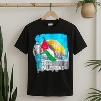 Free Palestine Save Gaza Ilustraion T-Shirt