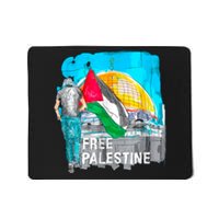 Free Palestine Save Gaza Ilustraion Mousepad