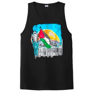 Free Palestine Save Gaza Ilustraion PosiCharge Competitor Tank