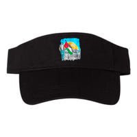 Free Palestine Save Gaza Ilustraion Valucap Bio-Washed Visor