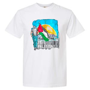 Free Palestine Save Gaza Ilustraion Garment-Dyed Heavyweight T-Shirt