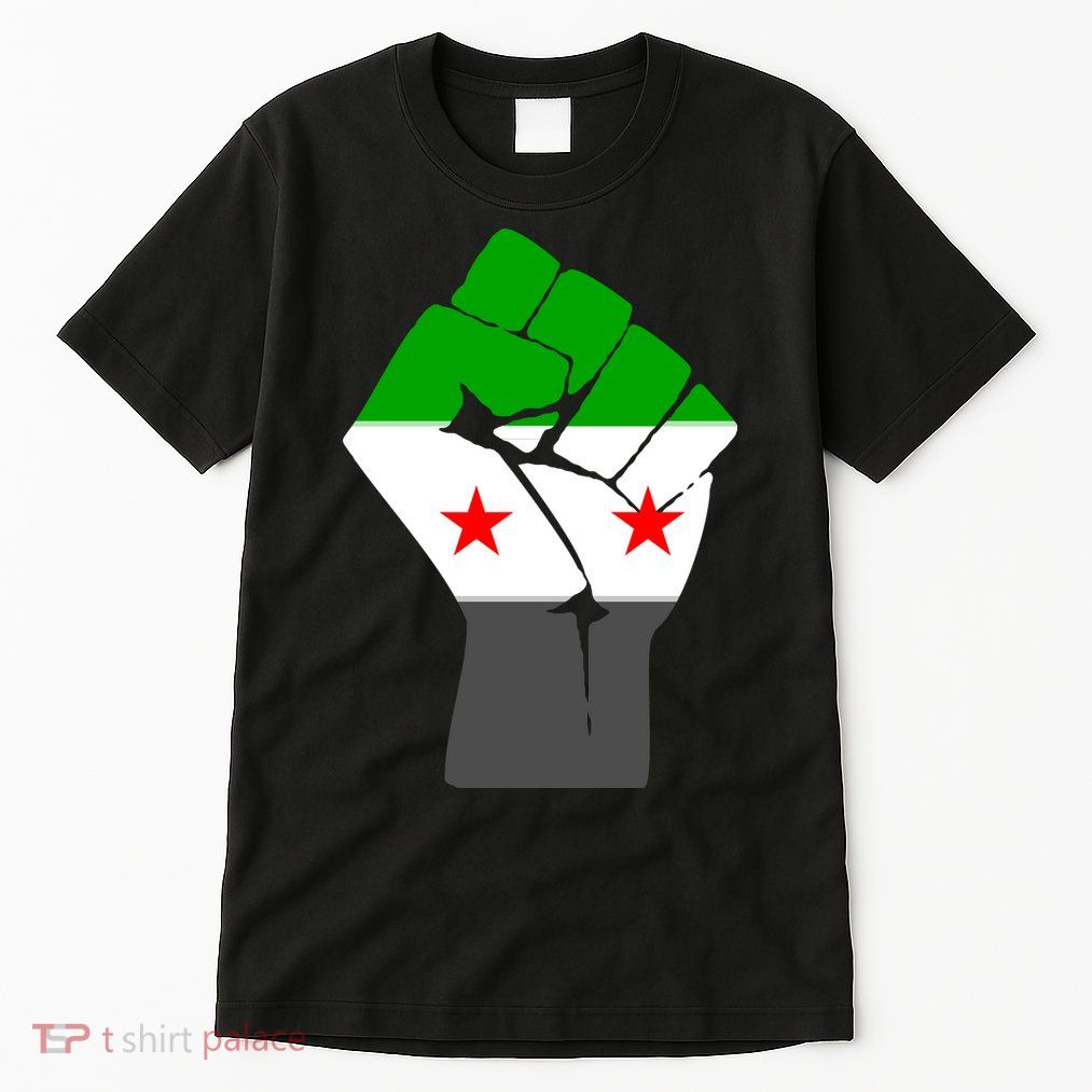 Free Syria Revolution Fist Flag Tall T-Shirt