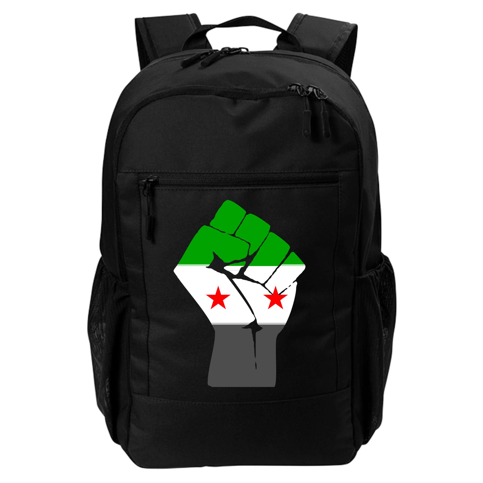 Free Syria Revolution Fist Flag Backpack