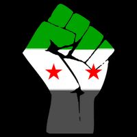 Free Syria Revolution Fist Flag Backpack