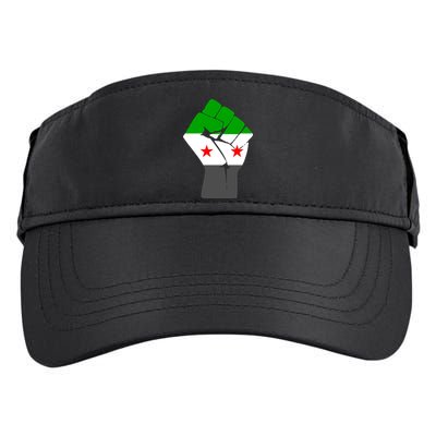 Free Syria Revolution Fist Flag Adult Drive Performance Visor