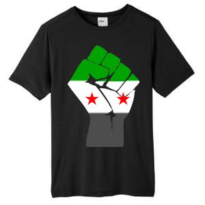 Free Syria Revolution Fist Flag Tall Fusion ChromaSoft Performance T-Shirt