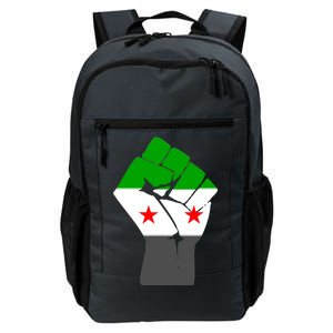 Free Syria Revolution Fist Flag Daily Commute Backpack