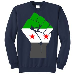 Free Syria Revolution Fist Flag Sweatshirt