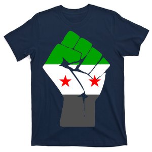 Free Syria Revolution Fist Flag T-Shirt