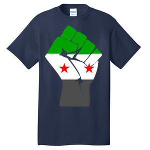 Free Syria Revolution Fist Flag Tall T-Shirt