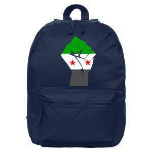 Free Syria Revolution Fist Flag 16 in Basic Backpack