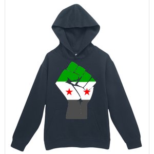 Free Syria Revolution Fist Flag Urban Pullover Hoodie