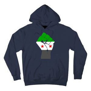 Free Syria Revolution Fist Flag Tall Hoodie