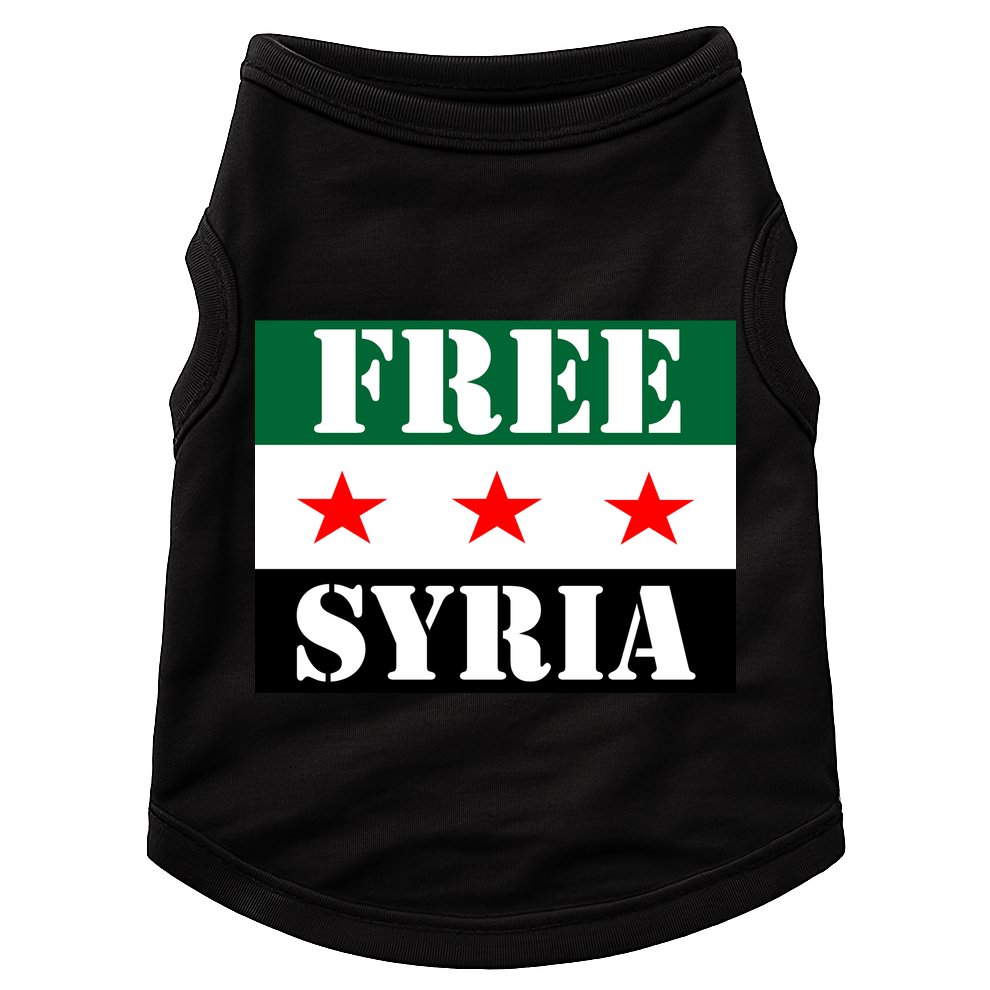 Free Syria Syrian Anti War Protest Strikes Doggie Tank