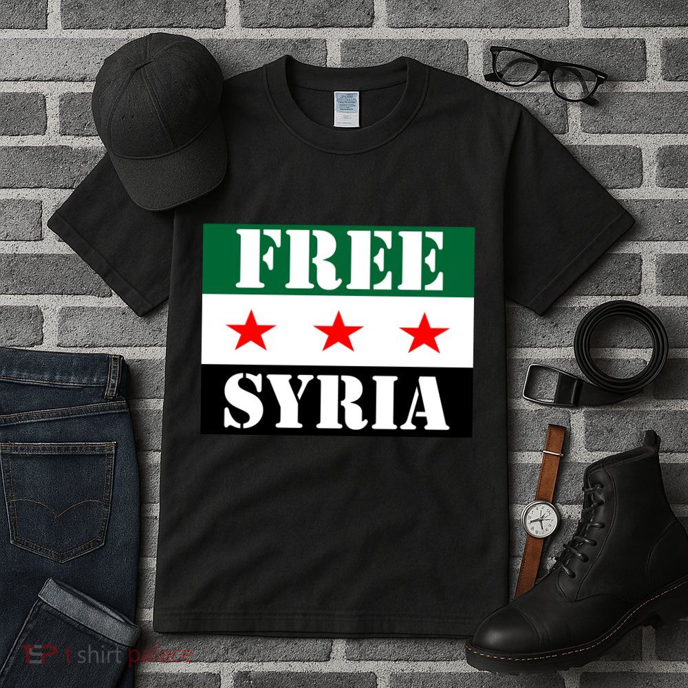 Free Syria Syrian Anti War Protest Strikes Tall T-Shirt